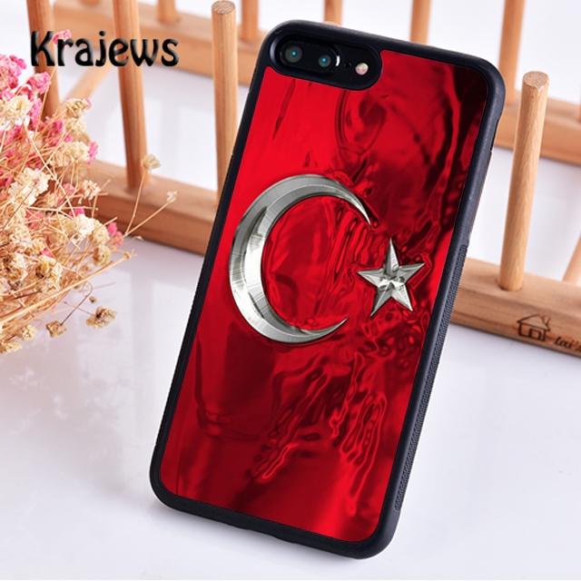 Krajews Флаг Турции Стамбул Анталья Мустафа Кемаль Ататюрк Для iPhone 17 Air 16 Чехол для телефона Cover 15 14 plus 12 13 pro max