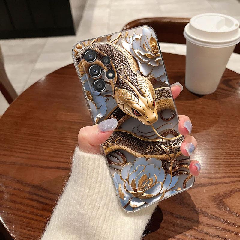 Чехол для телефона Snakes and Women Прозрачный Мягкий Для Samsung Galaxy A56 A57 A37 A55 A54 A36 A35 A26 A25 A16 A17 A07 A52 A34 A73 A21s