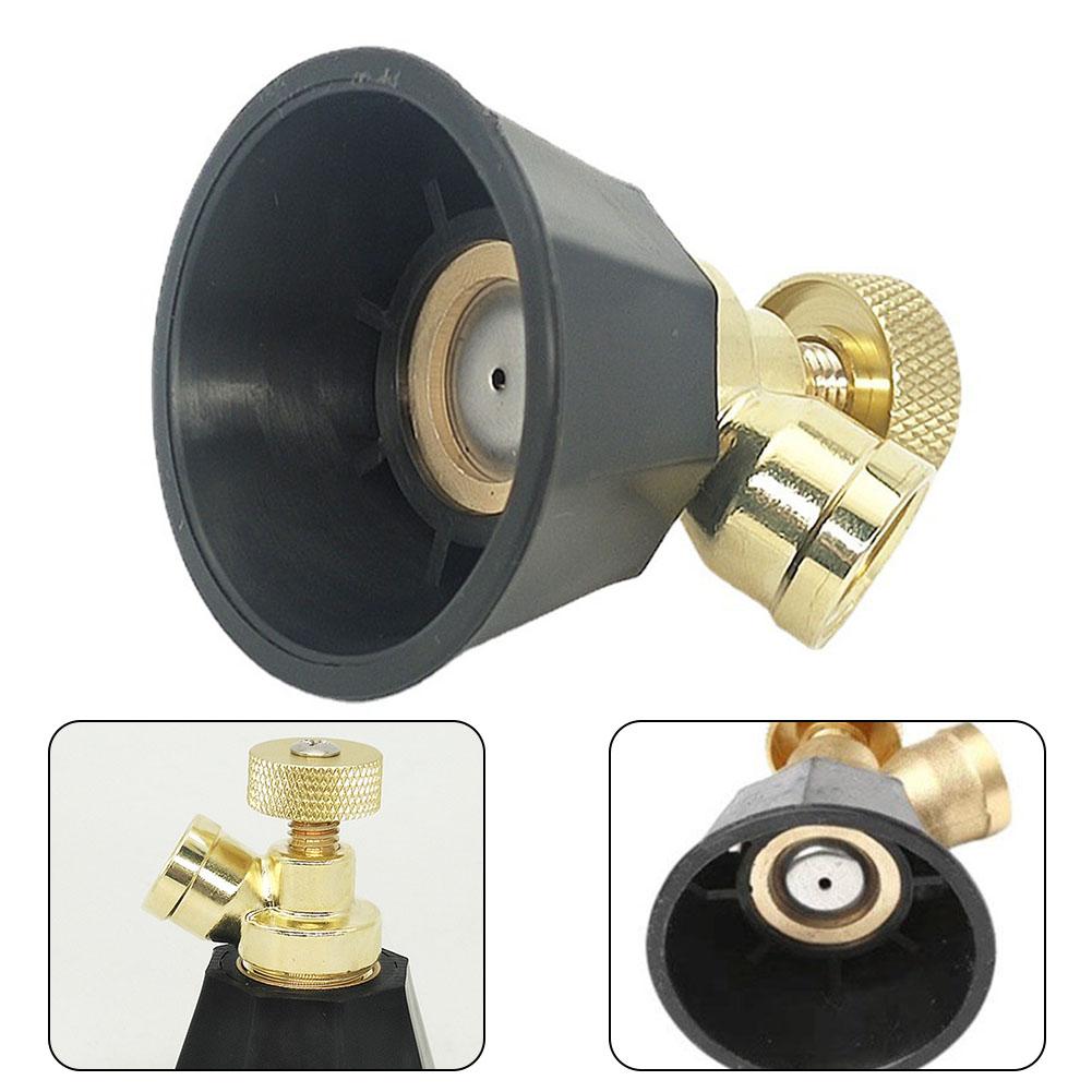 Черное распылительное сопло, регулируемое 5,1x4,6 см