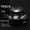 1:24 сплава Tesla Sports Car Model литой металлический игрушечный автомобиль кабриолет игрушка с зарядкой куча мальчик подарок коллективное украшение дома коллекция украшений