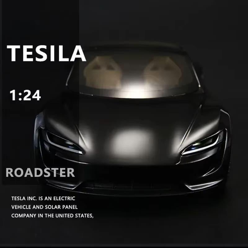 1:24 сплава Tesla Sports Car Model литой металлический игрушечный автомобиль кабриолет игрушка с зарядкой куча мальчик подарок коллективное украшение дома коллекция украшений