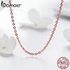 BAMOER Элегантная женская цепочка из стерлингового серебра 925 пробы
