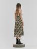 Vegan Tiger Tie-Dye Print String Dress