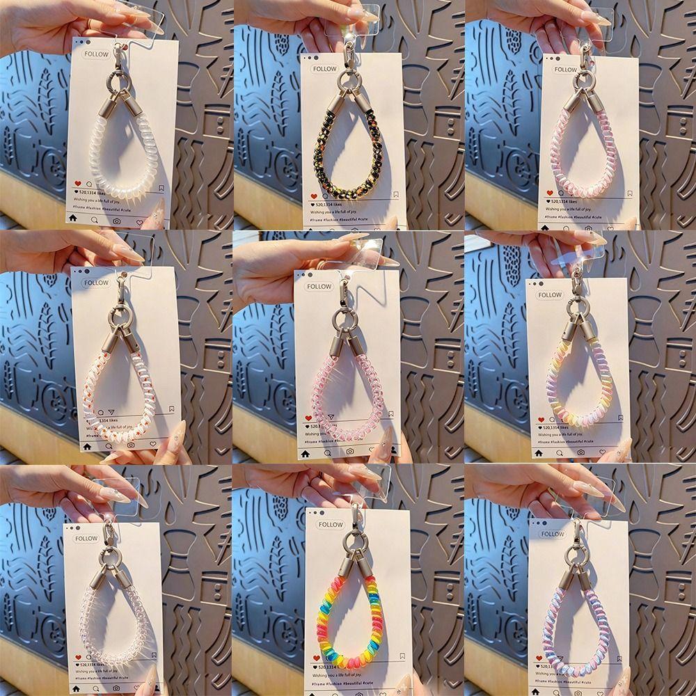 TPU Phone Lanyard Anti-Lost Phone Wrist Chain Portable Phone Case Charm Strap Phone Accessories
