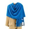 Solid Color Scarf for Women In Winter  Versatile Thickened Men's Shawl  High End New Autumn and Winter Imitation Cashmere Scarf