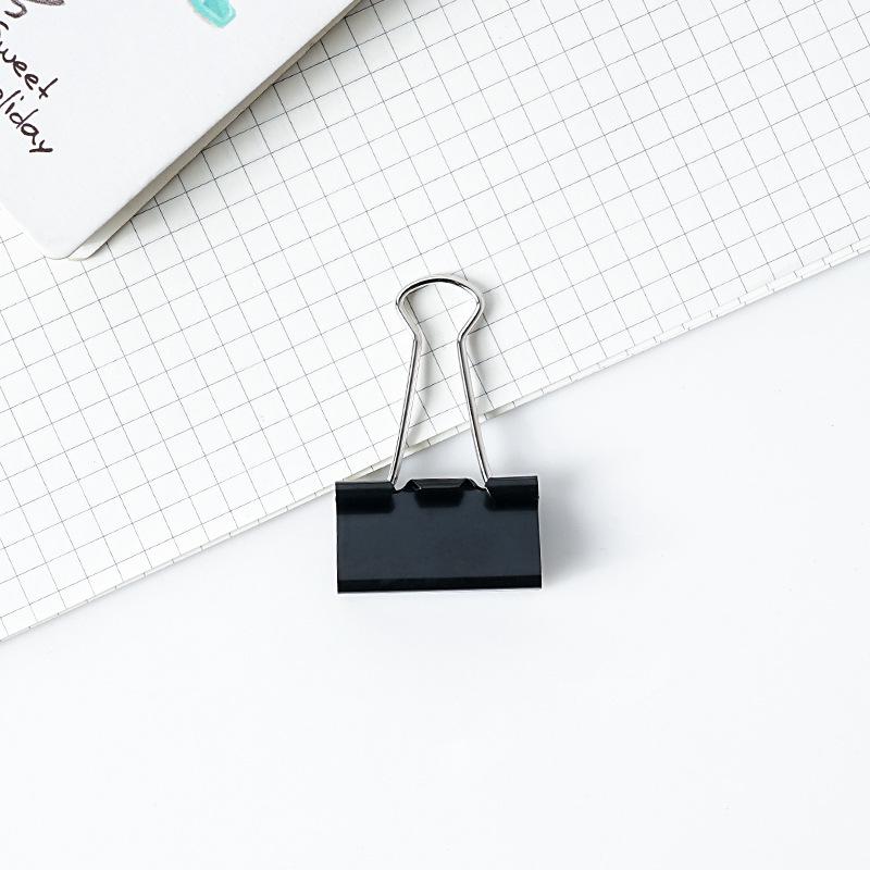 Black Long Tail Paper Clip - Small Phoenix Iron Clip for Office and Test Papers