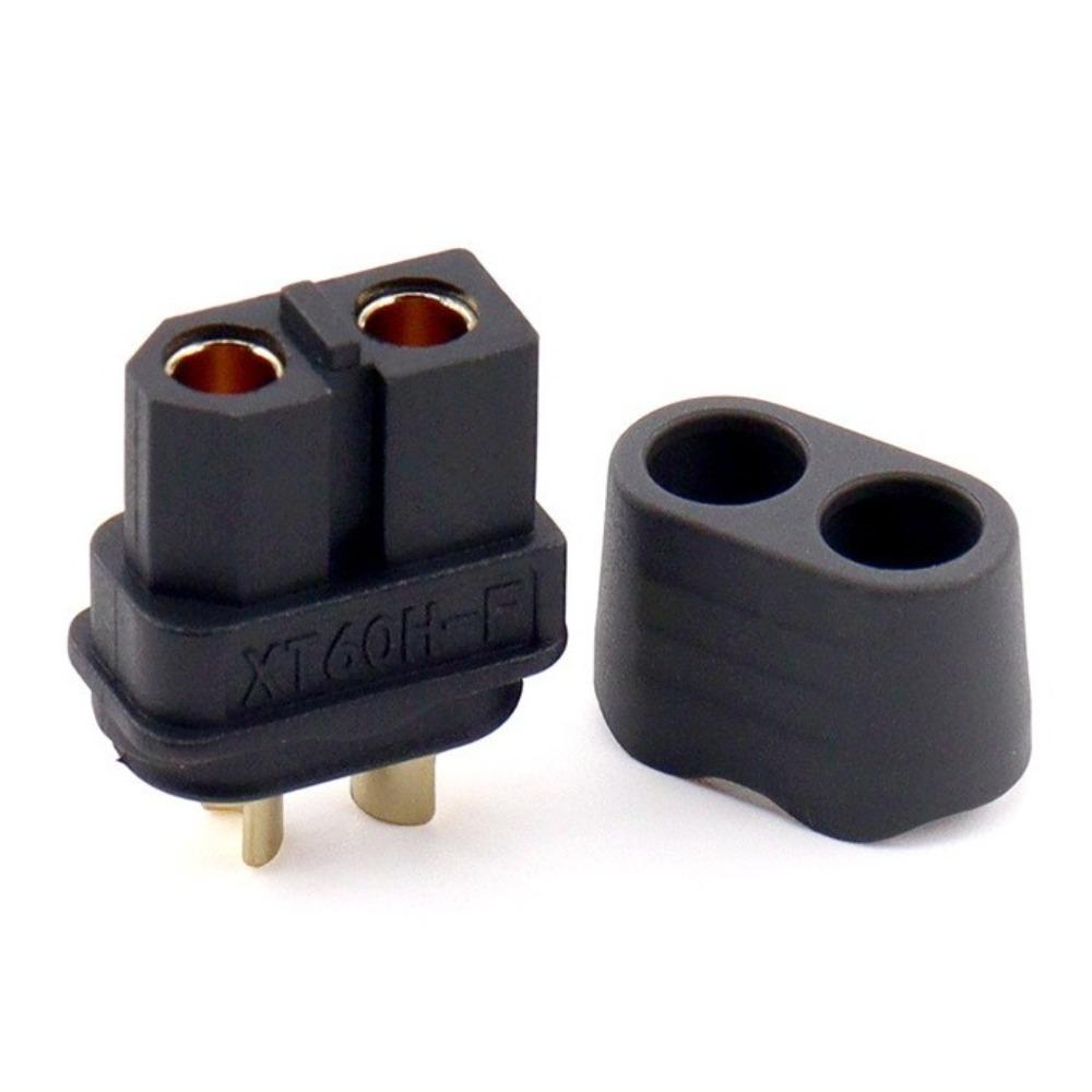 Amass XT60BE-M-F Connector Black Yellow East to Install XT60H-F Plug Portable with Cover XT60BE Male Plug for RC FPV Motor ESC