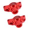 110 RC Rear Steering Cup Aluminum Alloy RC Steering Knuckles Hub for Tamiya TT02Red