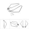2x Motorcycle Saddlebags Mount Brackets Support for XL883/1200 HD1450/1584