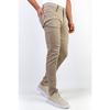 Мужские бежевые облегающие джинсы из гибкой лайкры Джинсы Hlthe001966