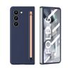 Для Samsung Galaxy Z Fold 6 5 4 3 чехол, удобный для кожи, матовый складной защитный экран, закаленная пленка, стилус, противоударный чехол