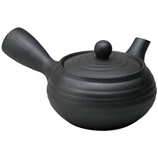 Suzuki Bankoyaki Teapot 1.5 Size Approximately 330ml 1 2 People Yogan Black Made Japan