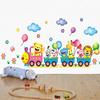 Animal Train DIY Removable Wall Sticker Children Kids Bedroom Decal Home Decor