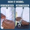 Hidden Tie Fixed Gift Clasp Clip Men Necktie Buckle Invisible Magnet Tie Clip Necktie Bar Clasp