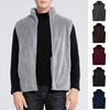 Erkaklar Kuz va Qish Qalinlashgan Issiq Tashqi Fleece Teshikli Kurtka Sovuqqa Chidamli Fermualli Kardigan Jilet Toplar
