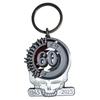 Grateful Dead Skull 60th Anniversary Keyring