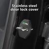 AAAJF1 4Pcs Zinc Alloy Car Door Lock Buckle Protective Covers For Skoda S Kodiaq Octavia 2 3 Yeti Karoq Rapid Fabia VII VRS