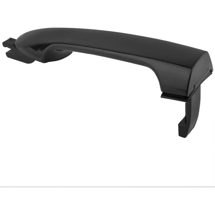 BOXI Front Left Driver Side LH Outside Exterior Door Handle Fit for Kia Spectra Spectra5 2004-2009 / Smooth Black / 80753 82650-2F000 82670-2F000