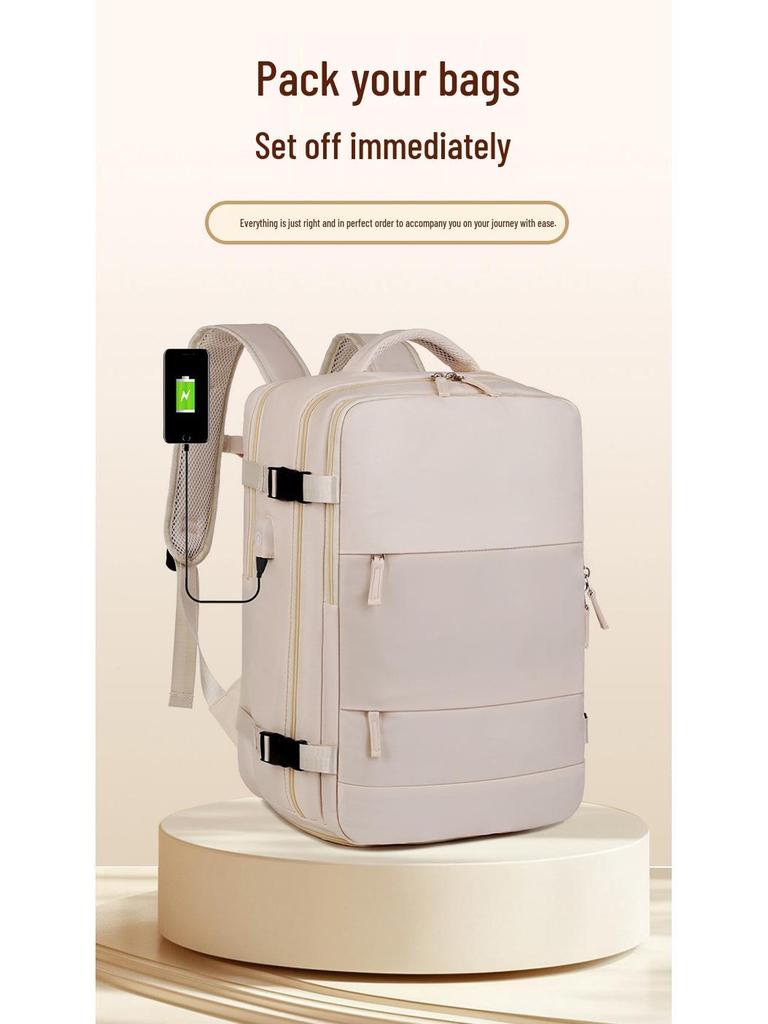 Мужской рюкзак большой вместимости для деловых поездок с отделением для обуви