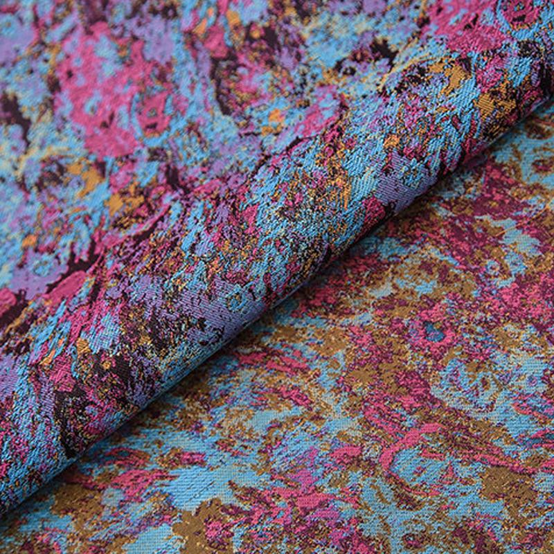 1/3/5M Звездное небо Картина маслом Жаккардовая парча Ткань для подушек, сумок, одежды, ручная работа, ремесло Обивочная ткань