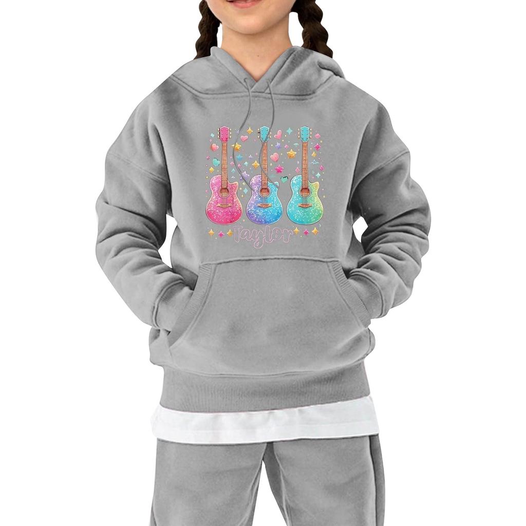 Детская флисовая толстовка с капюшоном и длинными рукавами на осень и зиму, унисекс, повседневный топ с рисунком из мультфильмов