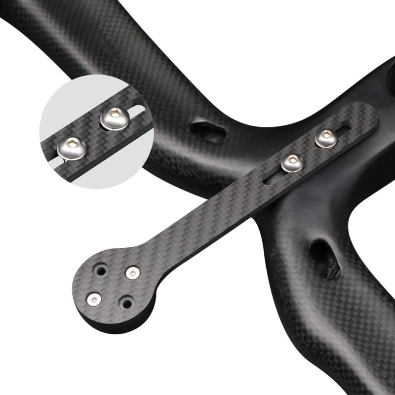 Держатель для велосипедного компьютера, кронштейн из углеродного волокна, дорожный велосипед, секундомер, спидометр, держатель для Garmin Gopro, подставка для фонаря Bryton