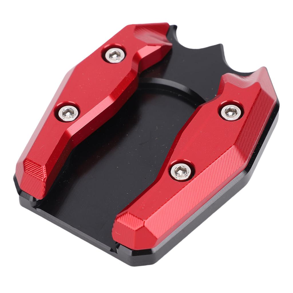 Motorcycle Kickstand Extender Pad Enlarger CNC Aluminum Alloy Anti Skid Side Stand Extension Plate Pad Replacement for