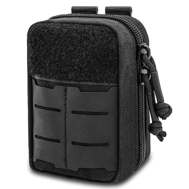 Upgrade 1000D Tactical Molle Pouch Outdoor Sports EDC Waist Accessory Pack,Small Medical Emergency Tool Pouch for Hunting Hiking