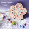 DIY Mosaic Coaster Kit for Kids - Creative Handmade Activity for Parent-Child Fun