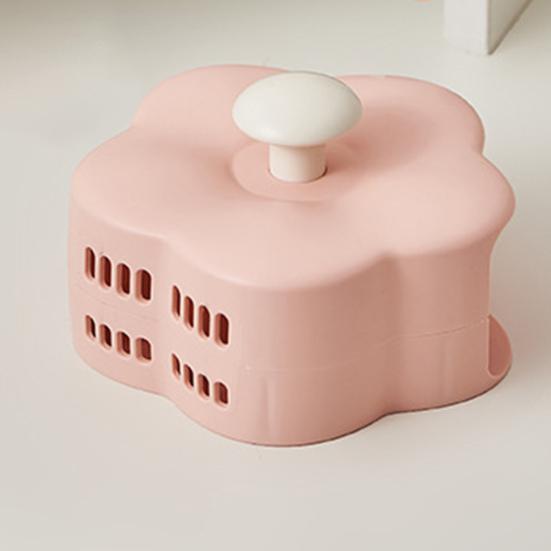 Держатель для ручки Контейнер для кистей для макияжа Гладкий край Яркий цвет Большая емкость Канцелярские принадлежности в форме цветка Коробка для кистей для макияжа