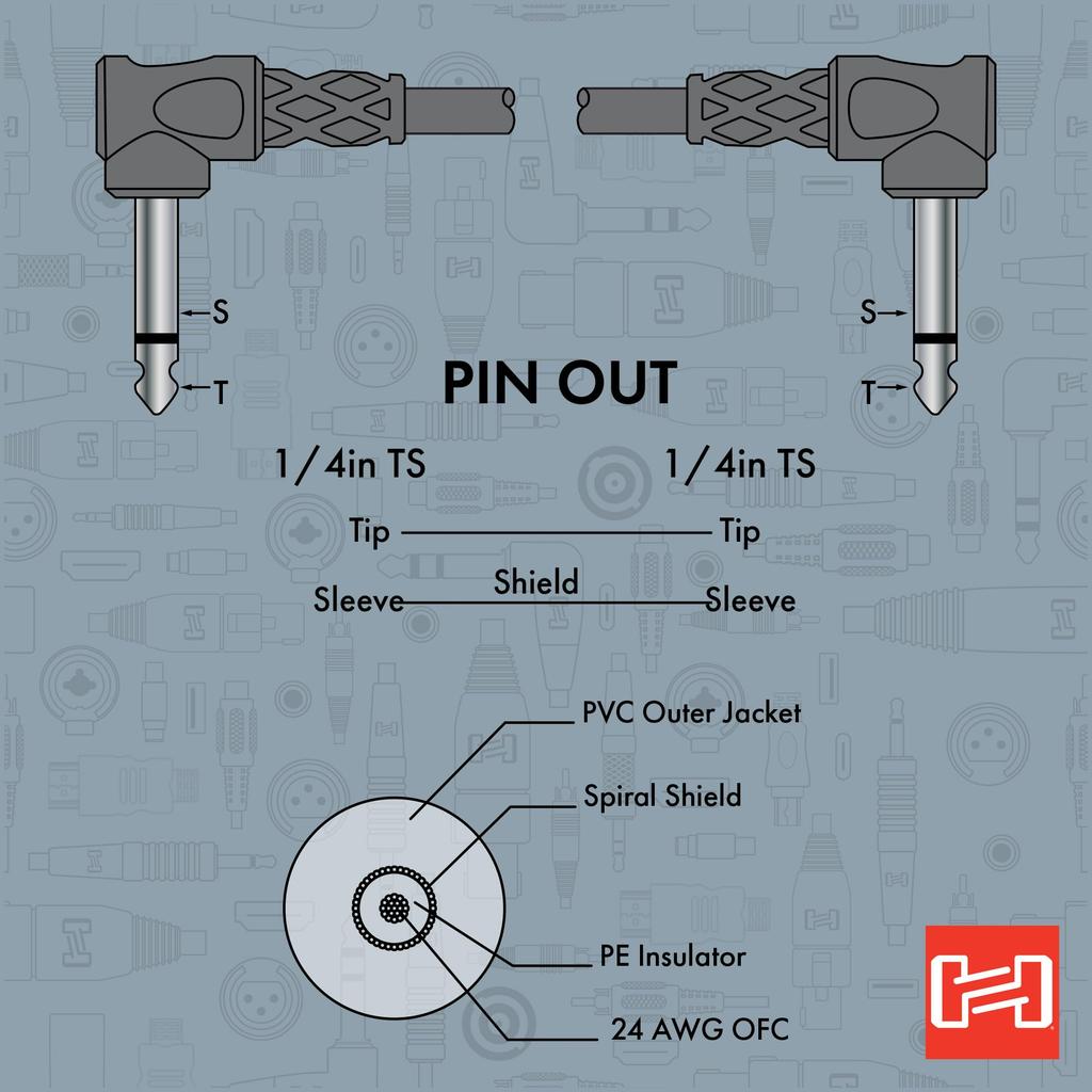 Hosa CFS-112 30cm LL Patch Cable