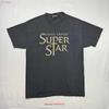 Винтажная футболка Jesus Christ Super Star 1996 года Мужская Средняя Черная 90-х винтаж Постиранная с принтом модная Повседневная уличная одежда