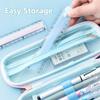 Clear Scale Straight Ruler 30CM Measuring Ruler Durable Foldable Ruler  School Office