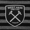 West Ham United FC Mens Contrast Striped Polo Shirt