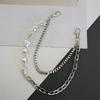 Простая цепочка на талию для женщин, темпераментная, с жемчугом, U-образная, цепочка на талию, хип-хоп, рок, индивидуальность, джинсовая цепочка, аксессуары