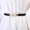 2022 Summer Korean Alloy Buckle Women's Fashion Casual Elastic Waist Belt