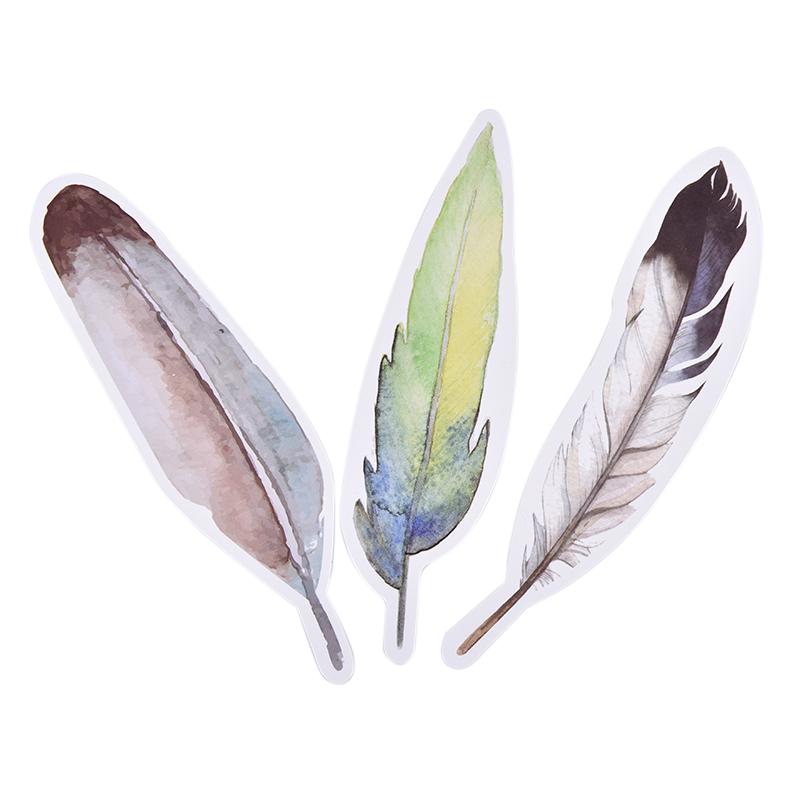 30 шт. перо бумажные закладки канцелярские закладки зажим для книг офисные аксессуары