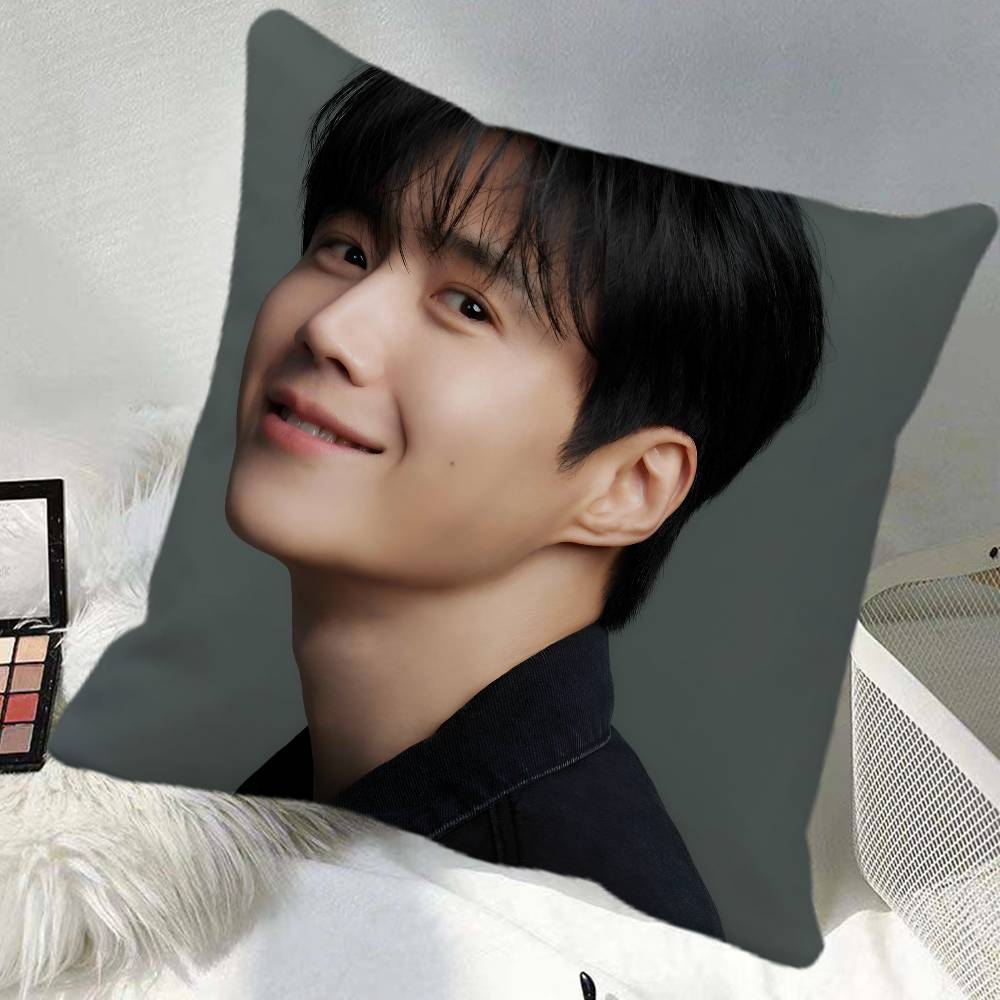 Kim Seonho Pillow Case Square Pillow Bedroom Sofa Leisure Comfort Cushion Car Home Decoration