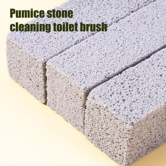 Набор ершиков для унитаза Yousheng с пемзой, инструмент для чистки туалета с длинной ручкой и 1 ручкой, 4 пемзовых камня, средство для удаления пятен в ванной