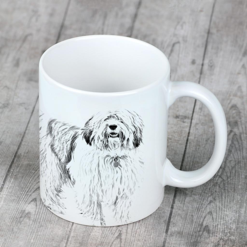 Polish Lowland Sheepdog, PON, Valee Sheepdog - cup with a dog, cute cup with graphics, a gift with your photo from the Art-Dog brand