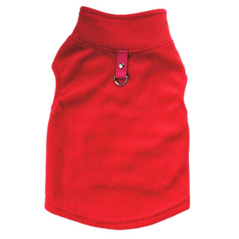 Утепленный жилет для домашних собак, осенне-зимний, теплый костюм для маленьких и средних собак с тяговым кольцом