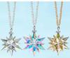 Crystal Snowflake Suncatcher Decorative Crystal Snowflake Star Pendant Suncatcher