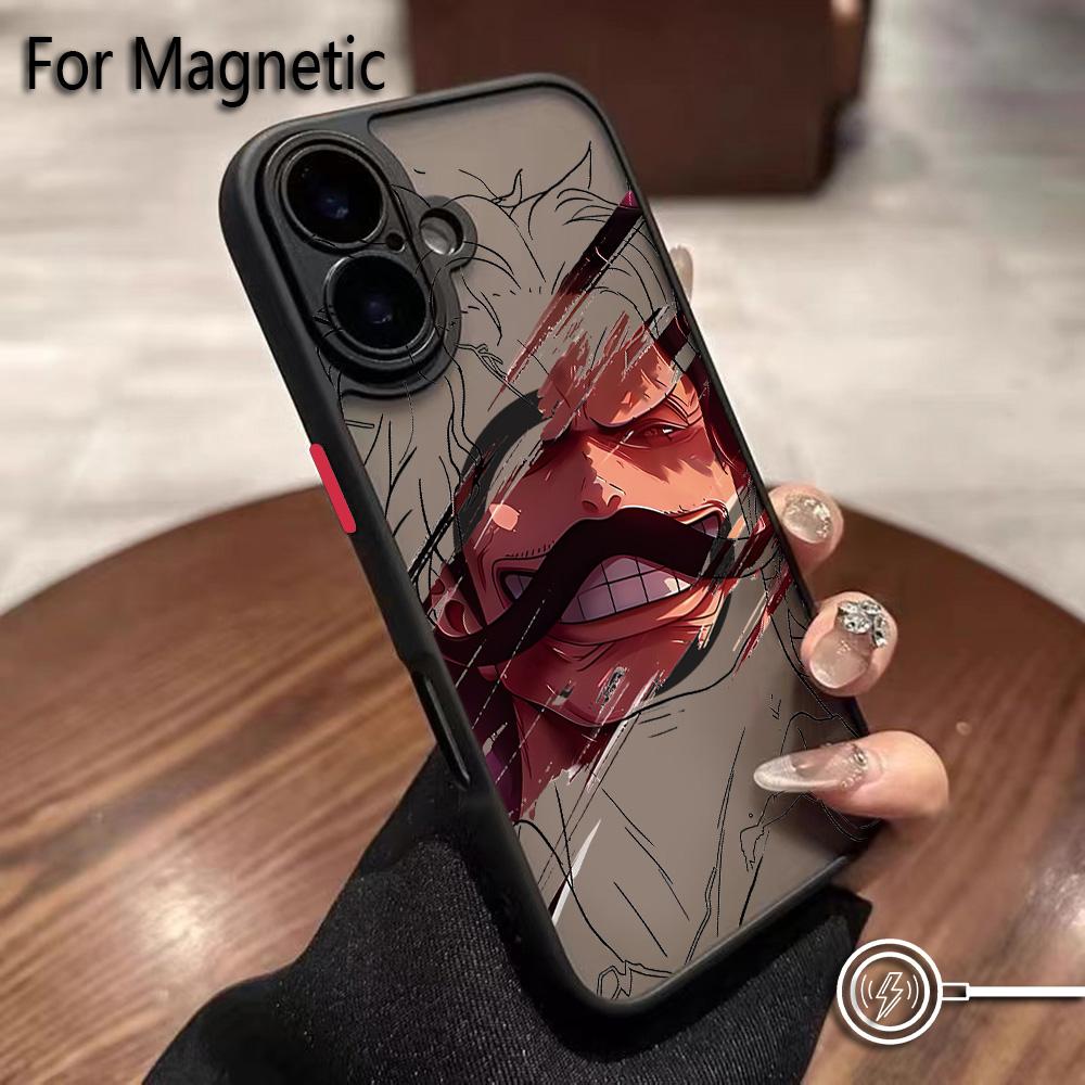 Anime Ones Pieces Luffys Zoros Phone Case for iPhone 17 16 15 14 13 12 11 Air Pro Max Mini XR XS X 7 8 6 6s Plus Matte Magnetic