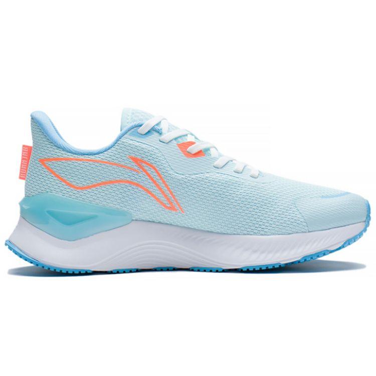 Li Ning Yue Ying 1.0 ультра легкие дышащие кроссовки с низким верхом женские кроссовки сине-белые ARHS028-4