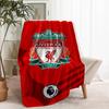 Плед Liverpool F.C. - Мягкий и Удобный, для Спальни, Путешествий, Дивана, Домашнего Декора - Подарок на День Рождения, Рождество для Друга