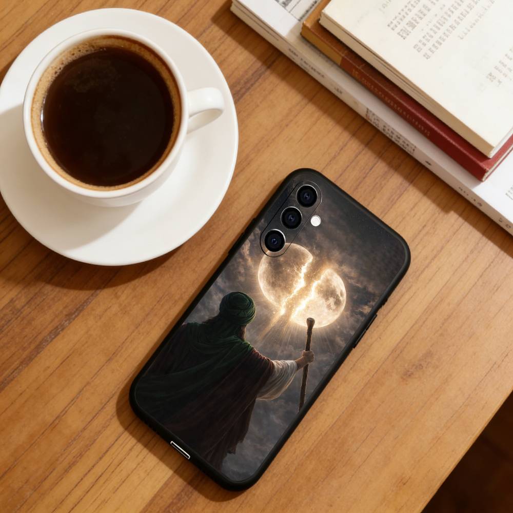 Чехол для телефона Пророк Мухаммед Черный Силиконовый Мягкий Для Samsung Galaxy A73,A72,A71,A70,A53,A52,A51