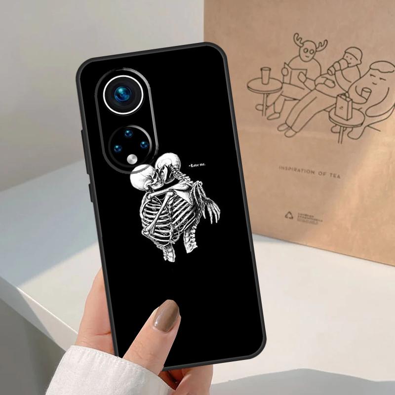 Чехол 'Поцелуй Черепа' для Honor Magic 7 Lite 5 6 8 Pro Чехол для Honor 400 200 90 70 50 X8a X8b X9a X9b X9c