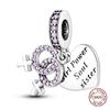 Серия Медно-Желтая Модные Золотые Бусины-Подвески Сердце Подсолнух Подходят для Оригинального Браслета Вечеринка DIY Украшения Подарок