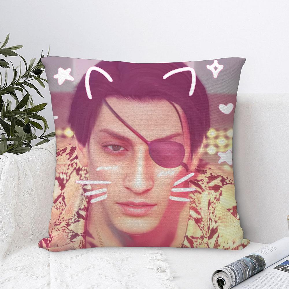Love GGoro Majima YYakuza Pillow Case Sofa Decorative Home Doublesided Print Plush Square Throw Pillow Covers Cushion Decor