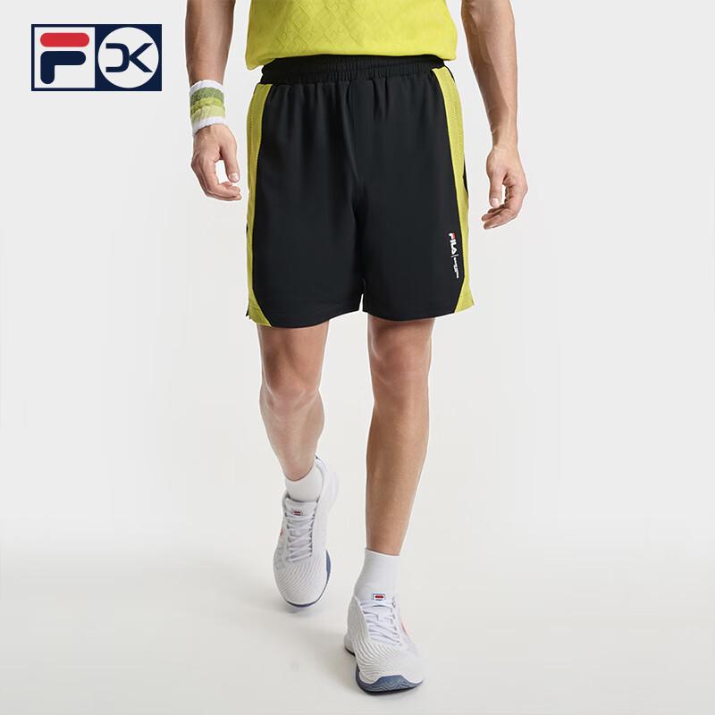 FILA Men's Knit Colorblock Tennis Shorts